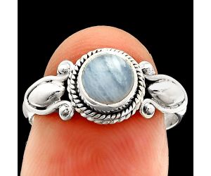 Blue Lace Agate Ring size-7 SDR232329 R-1345, 6x6 mm