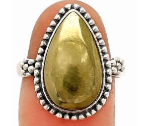Apache Gold Healer's Gold Ring size-7.5 SDR232552 R-1071, 10x17 mm