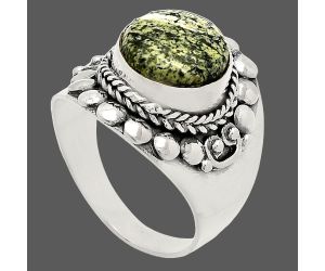 Natural Chrysotile Ring size-7.5 SDR232696 R-1399, 10x10 mm