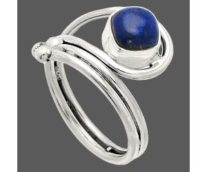 Adjustable - Lapis Lazuli Ring size-6 SDR232782 R-1276, 6x6 mm
