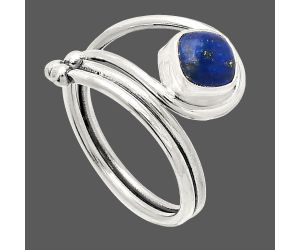 Lapis Lazuli Ring size-7 SDR232821 R-1276, 6x6 mm