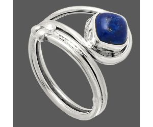 Lapis Lazuli Ring size-6 SDR232834 R-1276, 6x6 mm