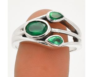 Green Onyx Ring size-10 SDR233168 R-1024, 7x5 mm
