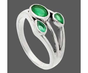 Green Onyx Ring size-10 SDR233168 R-1024, 7x5 mm