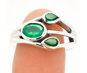 Green Onyx Ring size-10 SDR233209 R-1024, 7x5 mm