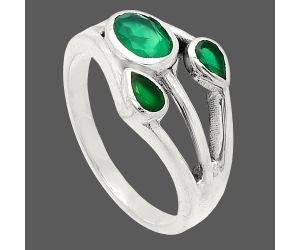 Green Onyx Ring size-10 SDR233209 R-1024, 7x5 mm