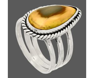 Imperial Jasper Ring size-7 SDR233387 R-1010, 9x18 mm