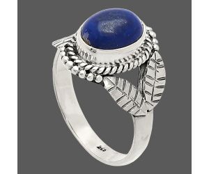Lapis Lazuli Ring size-7 SDR233435 R-1387, 7x9 mm