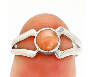 Pink Opal Ring size-6 SDR233478 R-1505, 6x6 mm