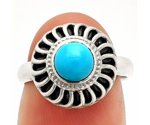 Sleeping Beauty Turquoise Ring size-6 SDR233542 R-1596, 6x6 mm