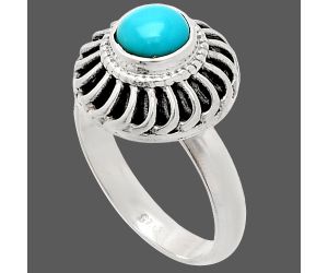 Sleeping Beauty Turquoise Ring size-6 SDR233544 R-1596, 6x6 mm