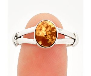 Picture Jasper Ring size-8.5 SDR233814 R-1472, 7x9 mm