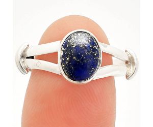 Lapis Lazuli Ring size-9 SDR233819 R-1472, 7x9 mm