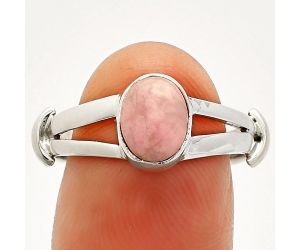 Pink Opal Ring size-9 SDR233832 R-1472, 6x8 mm