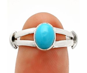 Sleeping Beauty Turquoise Ring size-7 SDR233887 R-1472, 6x8 mm