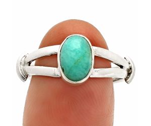 Sleeping Beauty Turquoise Ring size-8.5 SDR233888 R-1472, 6x8 mm