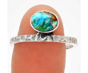 Spiny Oyster Turquoise Ring size-8.5 SDR234124 R-1037, 6x8 mm