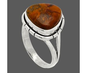 Rare Cady Mountain Agate Ring size-7 SDR234544 R-1012, 12x12 mm