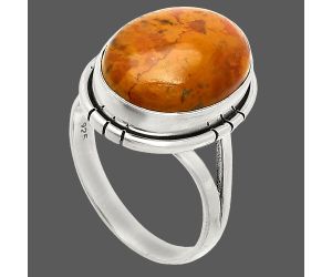 Rare Cady Mountain Agate Ring size-8.5 SDR234594 R-1012, 12x16 mm