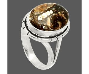 Turtella Jasper Ring size-7 SDR234603 R-1012, 11x14 mm