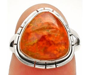 Rare Cady Mountain Agate Ring size-6 SDR234645 R-1012, 12x12 mm