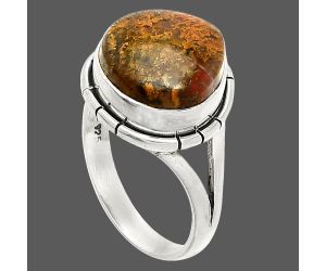Rare Cady Mountain Agate Ring size-7 SDR234656 R-1012, 12x12 mm