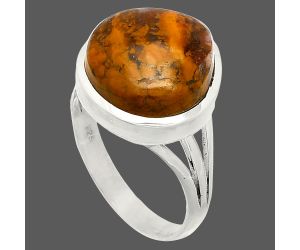 Rare Cady Mountain Agate Ring size-8.5 SDR234825 R-1006, 14x14 mm
