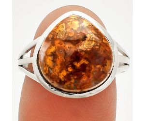 Rare Cady Mountain Agate Ring size-9 SDR234878 R-1006, 14x14 mm