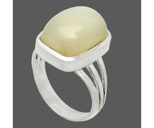 Srilankan Moonstone Ring size-6 SDR234881 R-1006, 10x13 mm