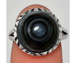 Evil Eye Ring size-8 SDR235010 R-1074, 14x14 mm