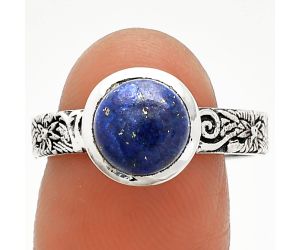 Lapis Lazuli Ring size-9 SDR235061 R-1061, 8x8 mm
