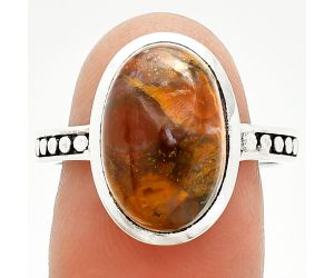 Rare Cady Mountain Agate Ring size-9 SDR235100 R-1060, 10x15 mm