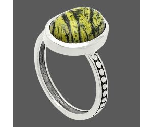 Serpentine Ring size-9 SDR235106 R-1060, 10x14 mm
