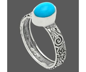 Sleeping Beauty Turquoise Ring size-8 SDR235159 R-1055, 6x8 mm
