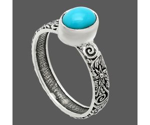 Sleeping Beauty Turquoise Ring size-8.5 SDR235254 R-1055, 6x8 mm