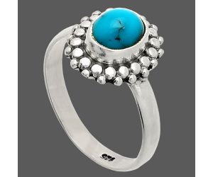 Egyptian Turquoise Ring size-7.5 SDR235357 R-1095, 6x8 mm