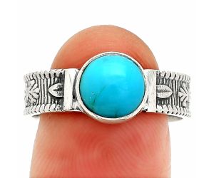 Sleeping Beauty Turquoise Ring size-8.5 SDR235534 R-1058, 8x8 mm