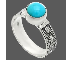 Sleeping Beauty Turquoise Ring size-8.5 SDR235534 R-1058, 8x8 mm
