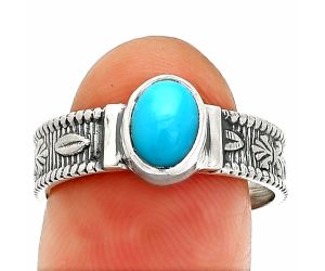 Sleeping Beauty Turquoise Ring size-8.5 SDR235557 R-1058, 6x8 mm