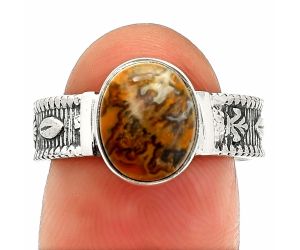 Rare Cady Mountain Agate Ring size-8 SDR235567 R-1058, 8x10 mm