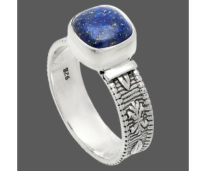 Lapis Lazuli Ring size-8 SDR235629 R-1058, 8x8 mm