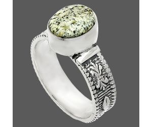 Natural Chrysotile Ring size-7 SDR235638 R-1058, 7x9 mm