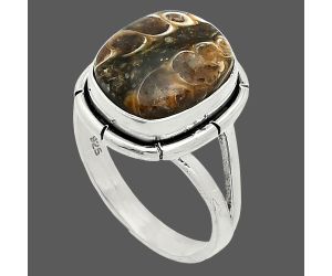 Turtella Jasper Ring size-8 SDR235710 R-1012, 10x12 mm