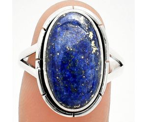 Lapis Lazuli Ring size-9 SDR235733 R-1012, 10x18 mm