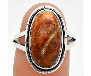 Rare Cady Mountain Agate Ring size-8 SDR235809 R-1012, 10x17 mm