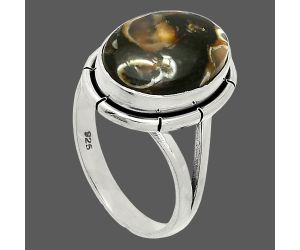 Turtella Jasper Ring size-8 SDR235821 R-1012, 10x14 mm