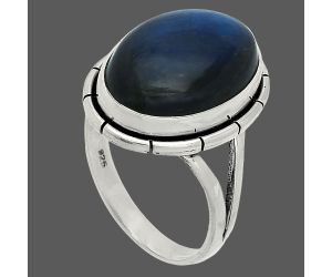 Blue Fire Labradorite Ring size-10 SDR235851 R-1012, 13x18 mm