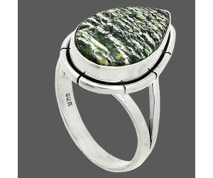 Natural Chrysotile Ring size-8 SDR235862 R-1012, 11x17 mm