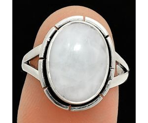 White Opal Ring size-7 SDR235883 R-1012, 10x14 mm