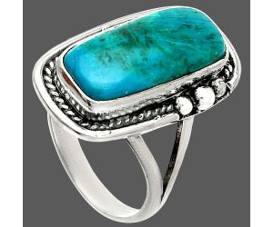 Azurite Chrysocolla Ring size-10 SDR236358 R-1148, 9x19 mm